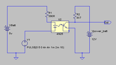 4n25 optical isolator